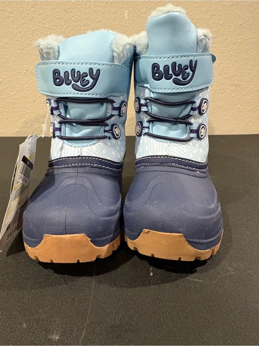 Bluey & Bingo Winter Insulated Snow Boots Toddler Children Size 7 NWT